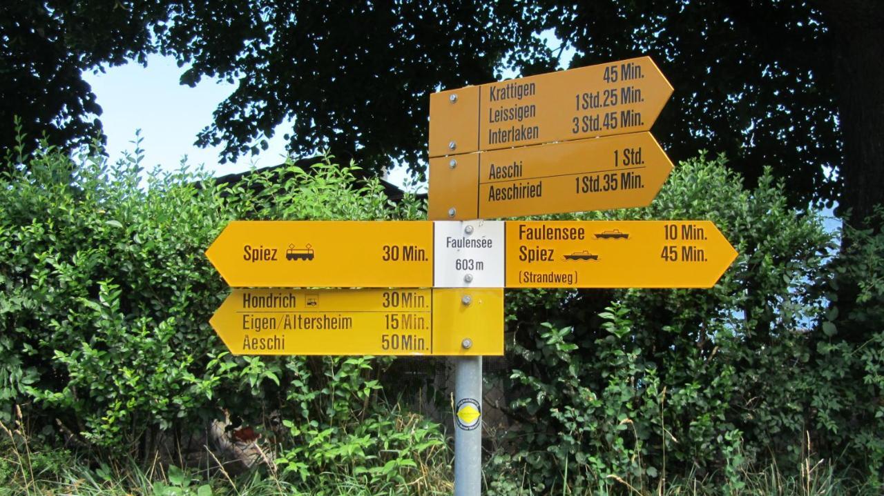 Bahnhoefli Faulensee Bagian luar foto